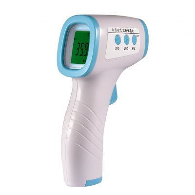 Stirnohrthermometer Digitales Infrarot-Zeitthermometer für Babys Kinder Erwachsene Sofortgenaues Ablesen CK-T1501