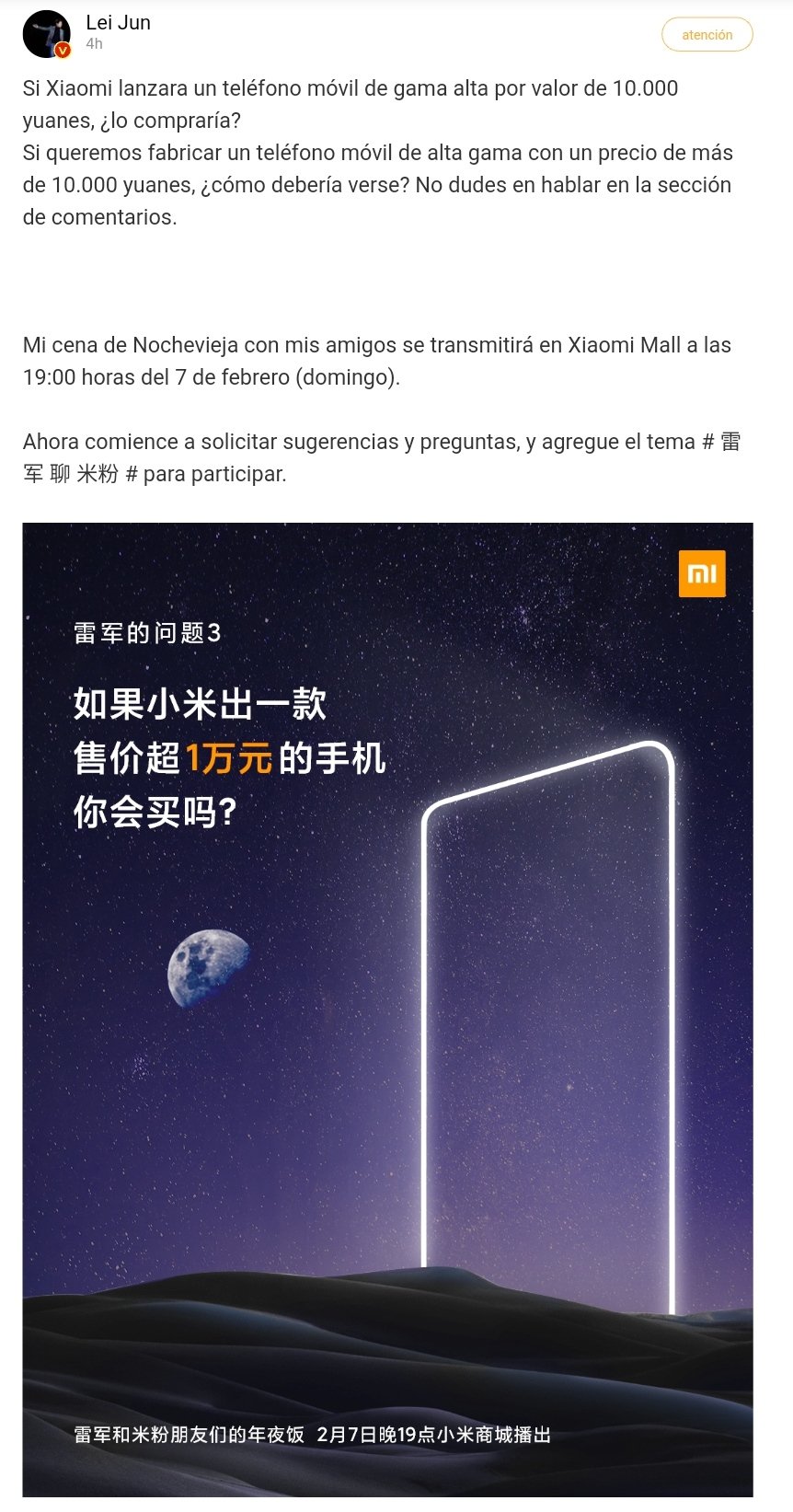 Xiaomi bereitet etwas Großes vor und wird anscheinend 1300 Euro überschreiten