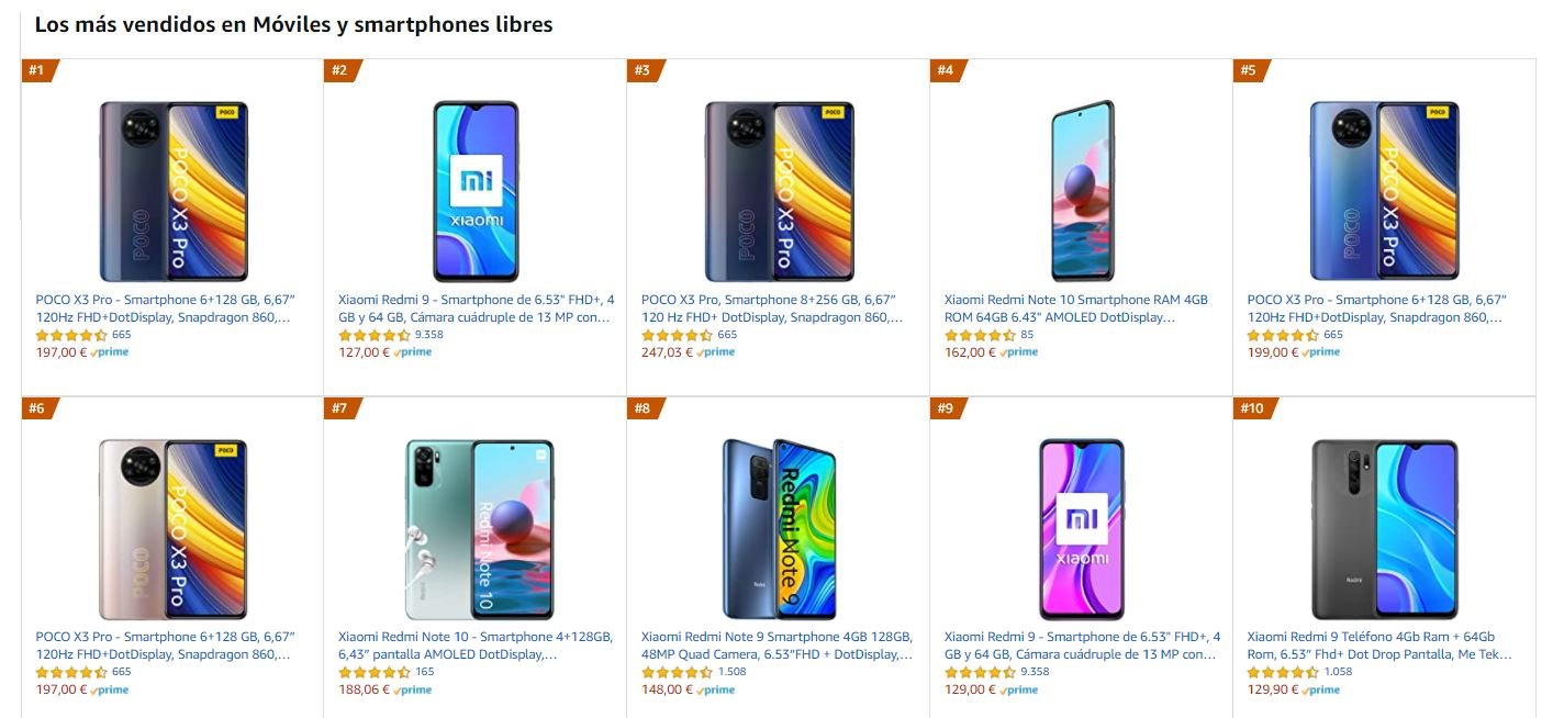 El POCO X3 Pro encabeza las ventas de Amazon con ofertas como esta. Noticias Xiaomi Adictos