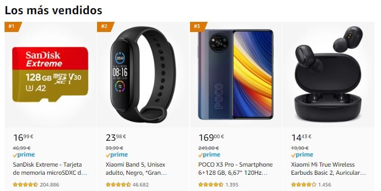 El smartphone más vendido del Amazon Prime Day es un Xiaomi y vale apenas 169 euros. Noticias Xiaomi Adictos