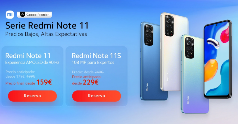 Ya puedes comprar los Redmi Note 11 y Note 11S desde España, desde solo 159 euros y con una Xiaomi Mi Band 6 de regalo. Noticias Xiaomi Adictos