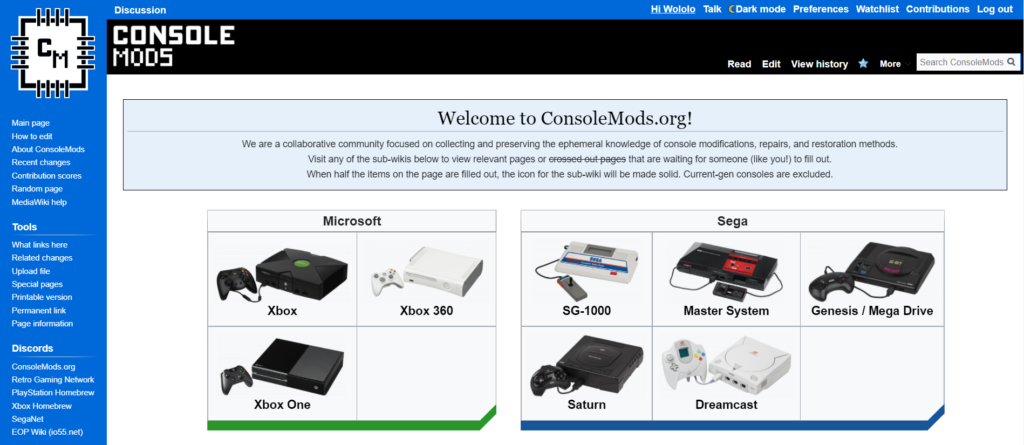 ConsoleMods.org-Website